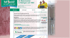 Desktop Screenshot of maler-ralfbecker.de